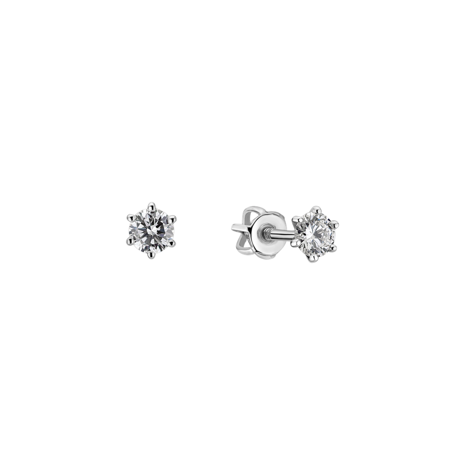 Náušnice s diamantom Essential Sparks