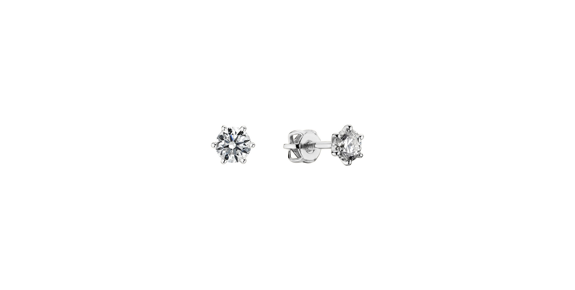 Náušnice s diamantom Essential Sparks