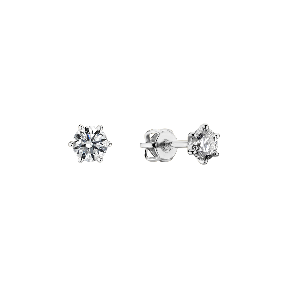 Náušnice s diamantom Essential Sparks
