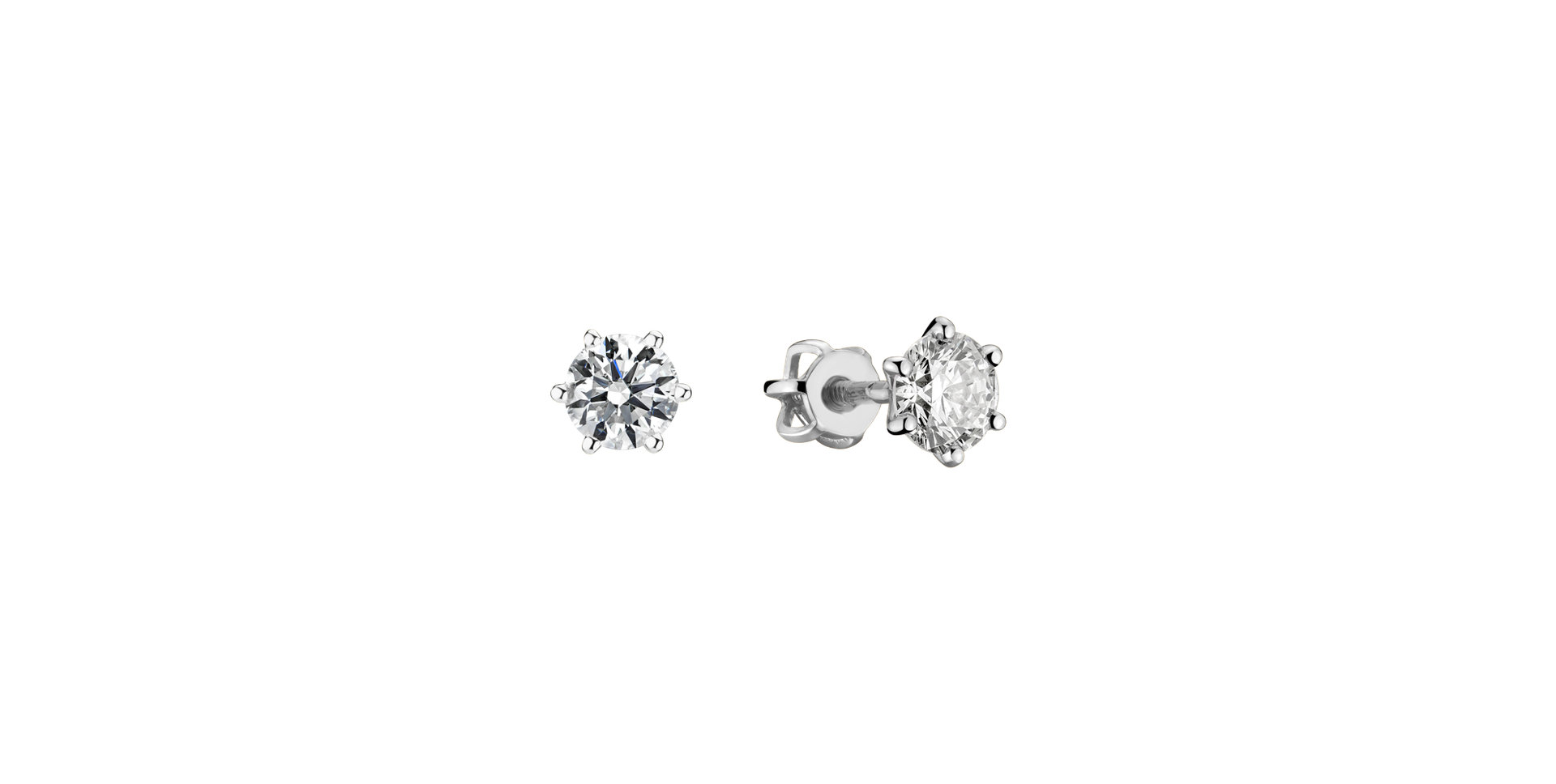 Náušnice s diamantom Essential Sparks