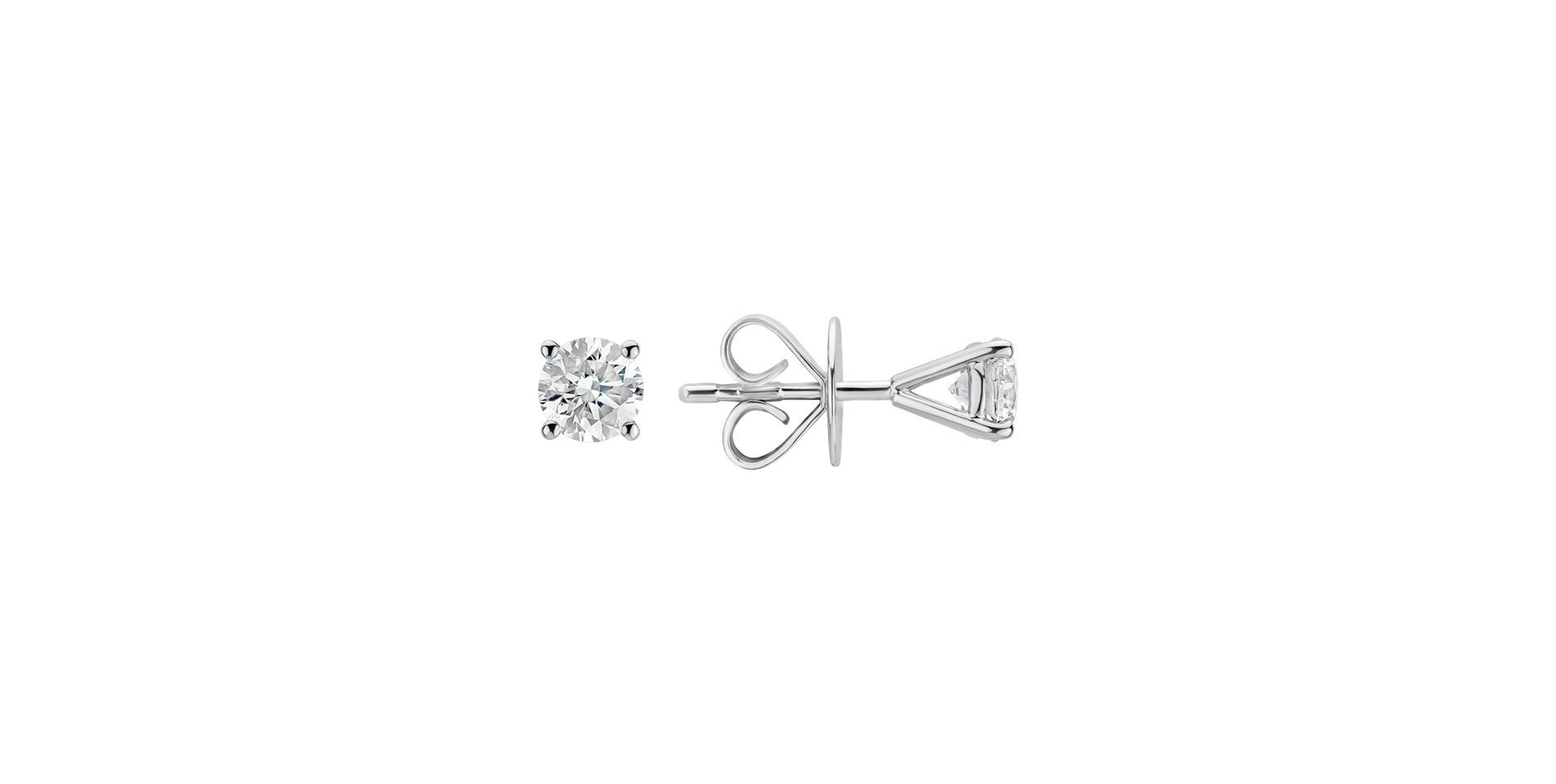 Náušnice s diamantom Essential Shine