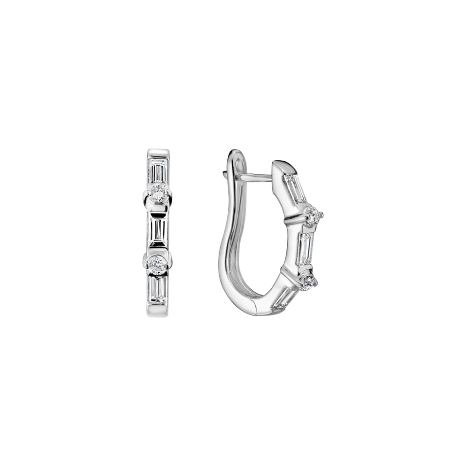 Náušnice s diamantmi Rurethi