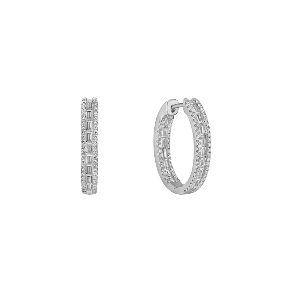 Náušnice s diamantmi Graceful Countess