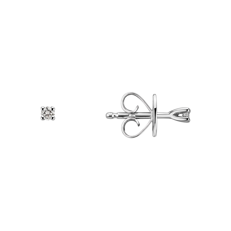 Náušnice s diamantom Star Celebration