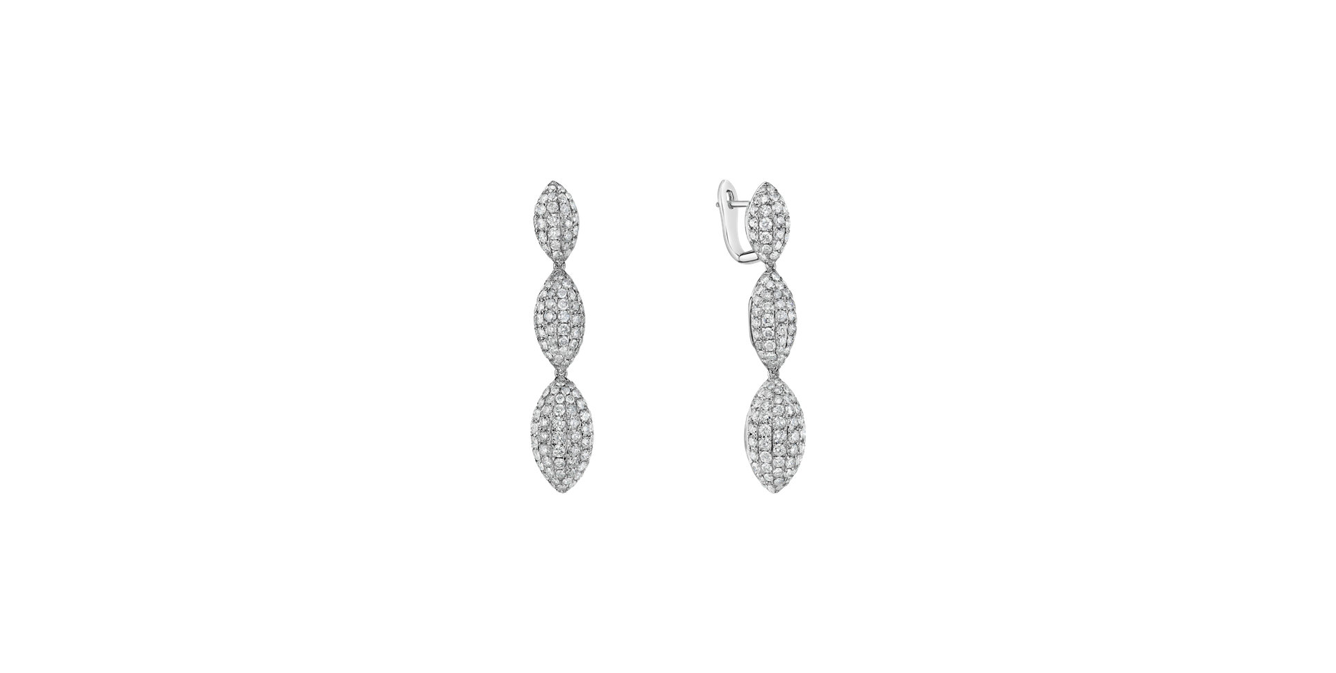 Náušnice s diamantmi Connah