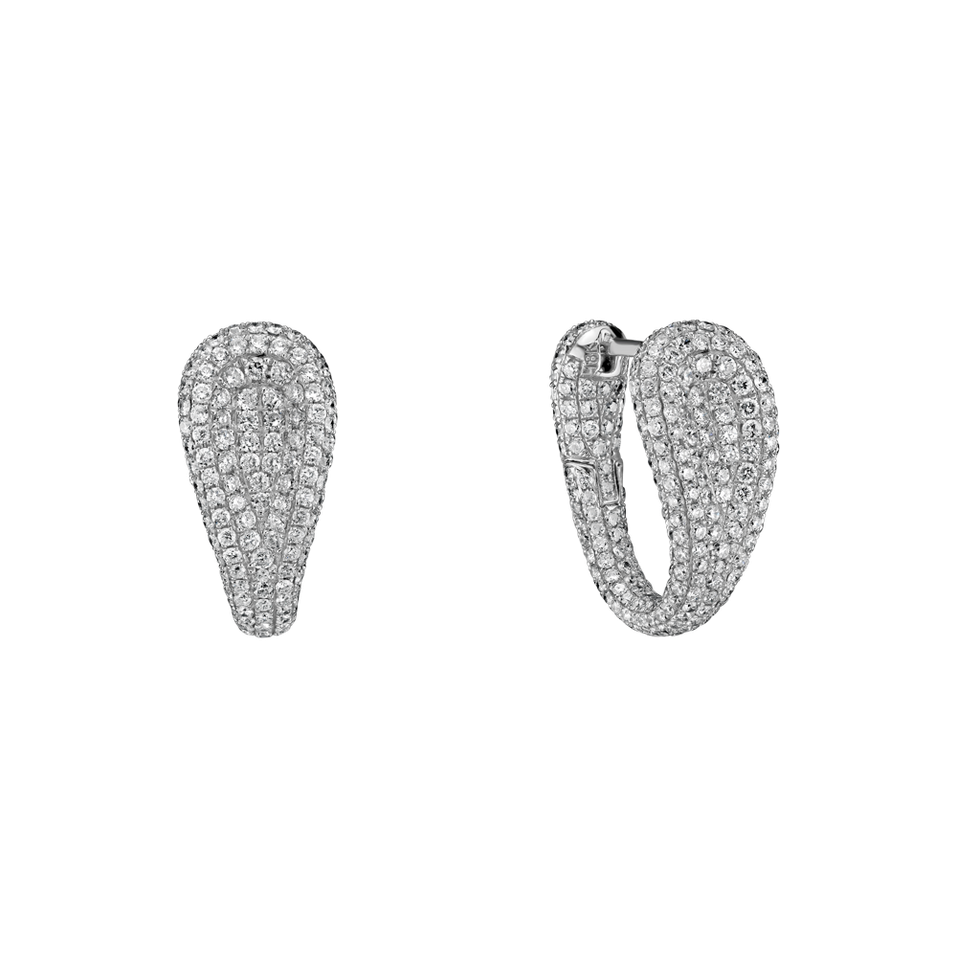Náušnice s diamantmi Freyja