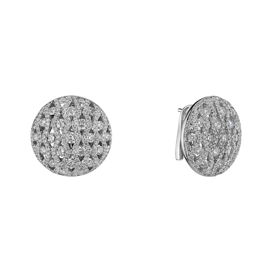 Náušnice s diamantmi Winsome Expression