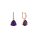 Náušnice s ametystom a diamantmi Stonard3