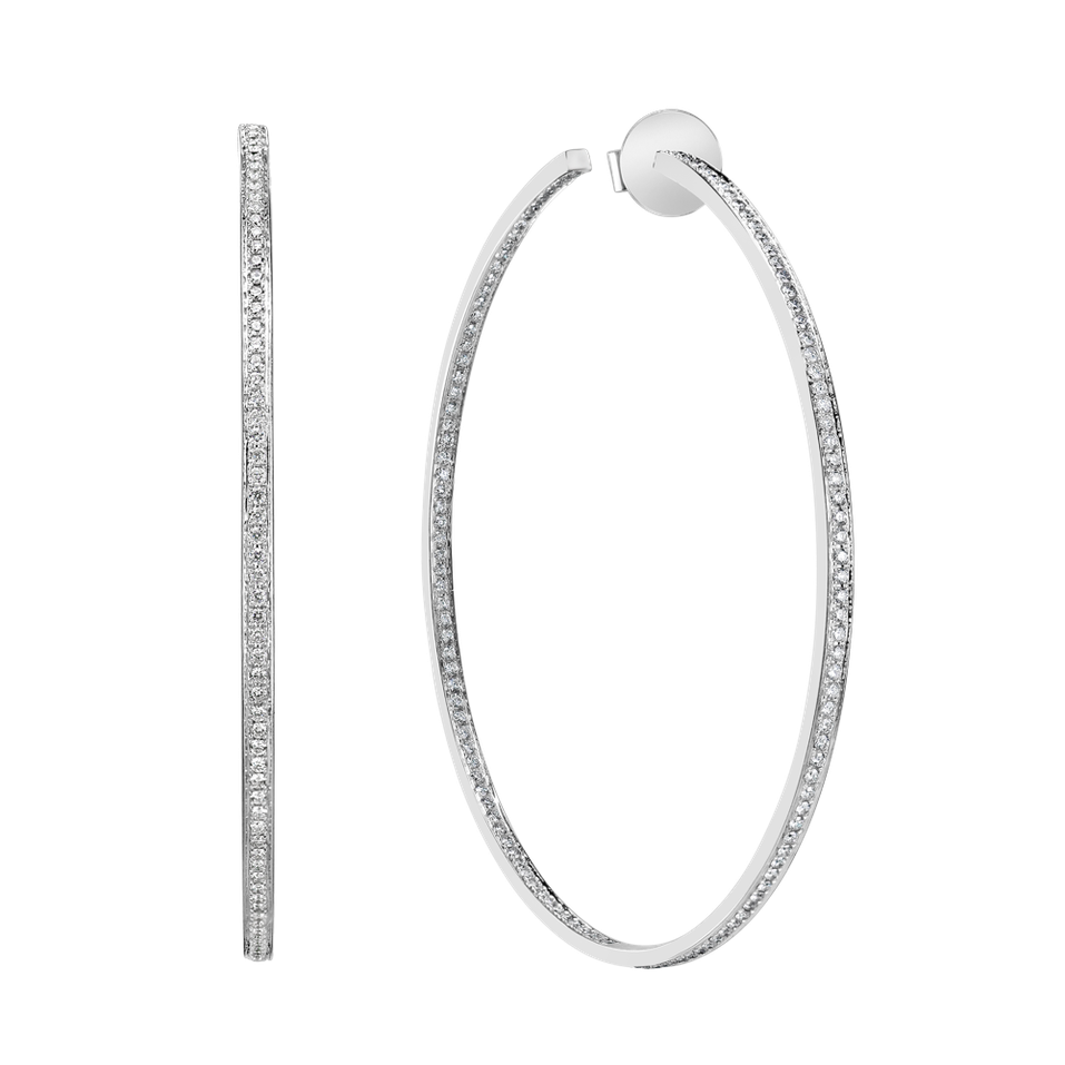 Náušnice s diamantmi Vesper Rain