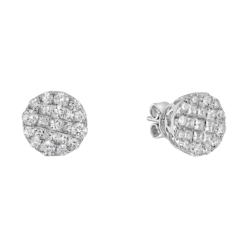 Náušnice s diamantmi Zavala