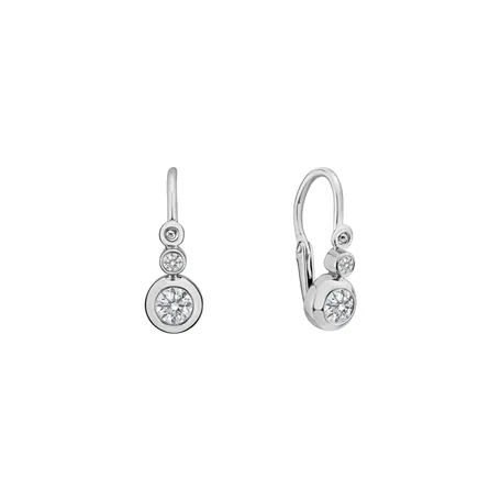 Detské náušnice s diamantmi Diamond Beauty