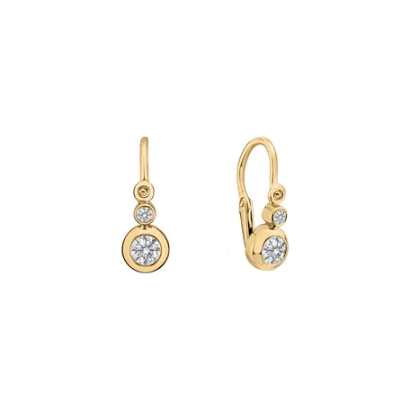 Detské náušnice s diamantmi Diamond Beauty