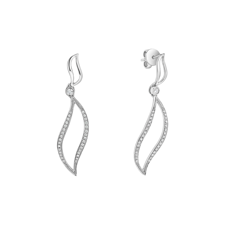 Náušnice s diamantmi Aleena