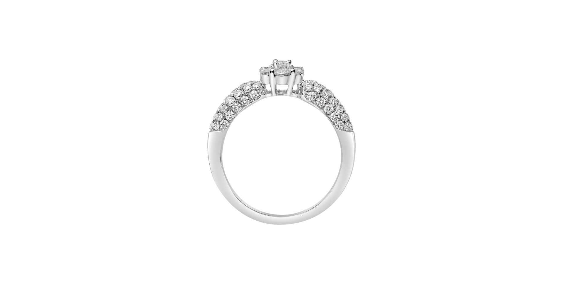 Prsteň s diamantmi Royal Throne