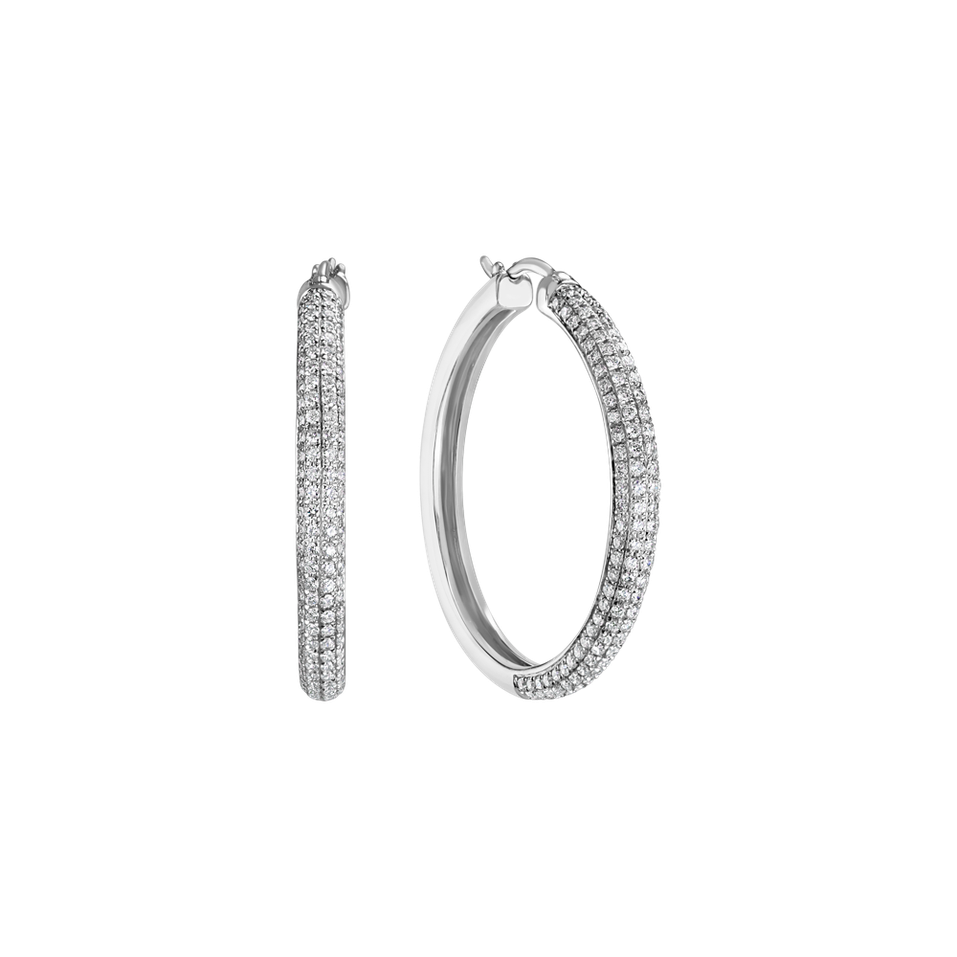 Náušnice s diamantmi Luxury Symphony