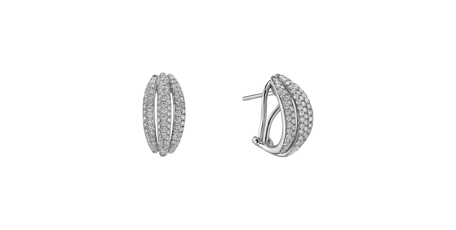 Náušnice s diamantmi Mala