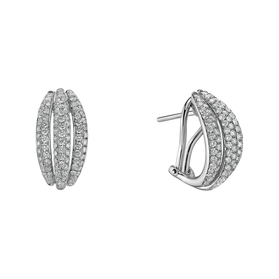 Náušnice s diamantmi Mala