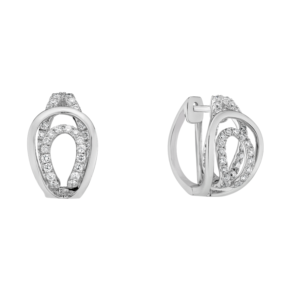 Náušnice s diamantmi Kylie