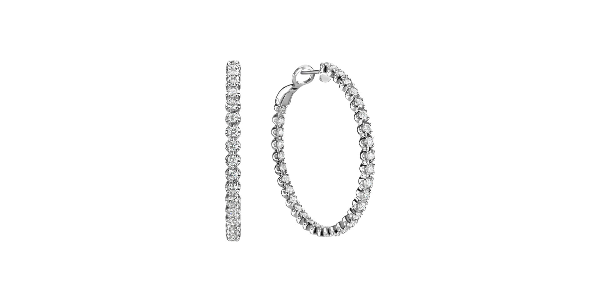 Náušnice s diamantmi Diamonds Eye