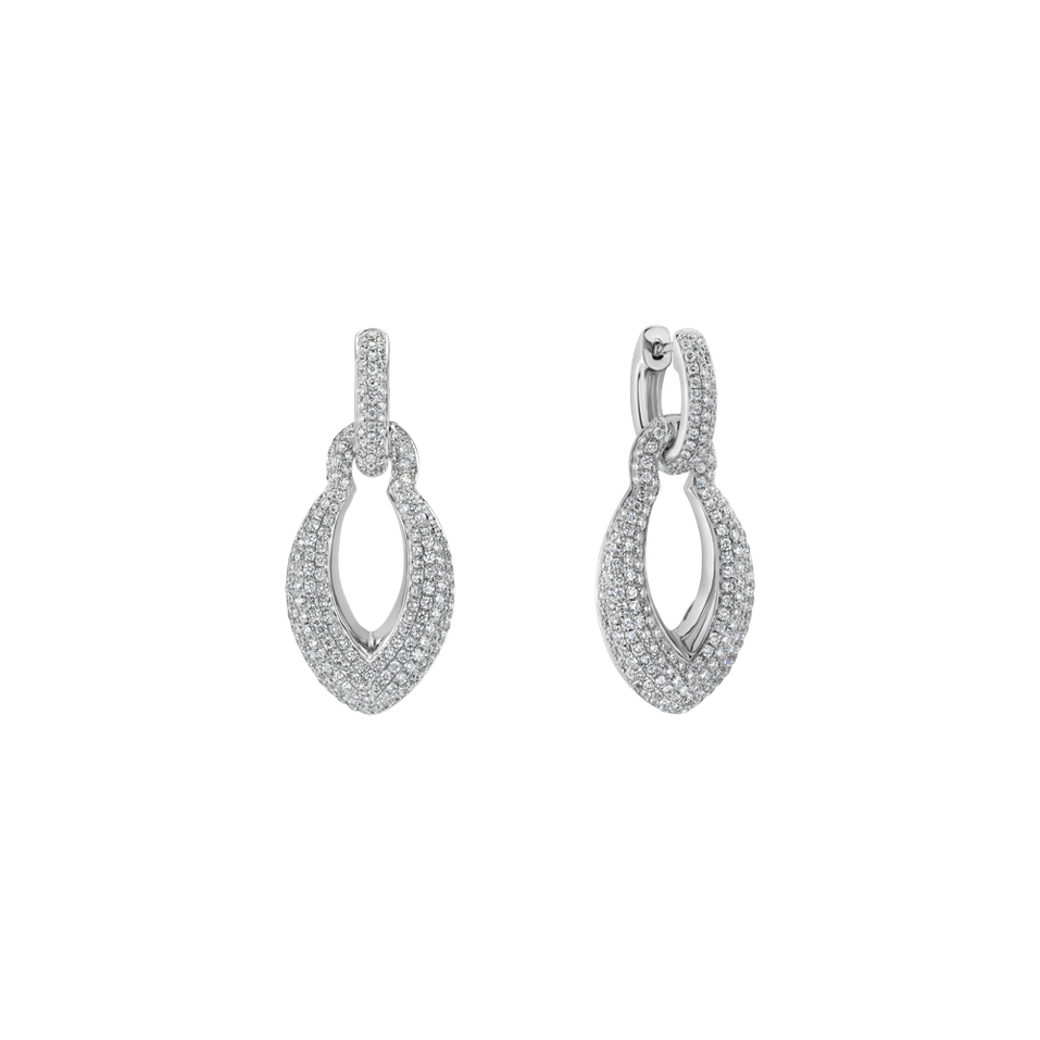 Náušnice s diamantmi Miss Oriental