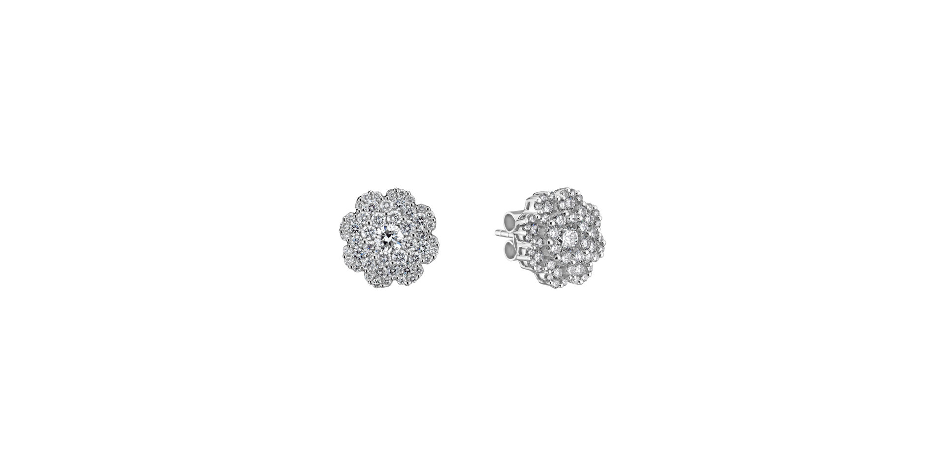 Náušnice s diamantmi Queen exclusive