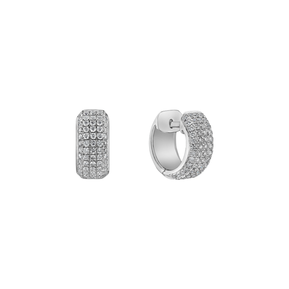 Náušnice s diamantmi Reginn