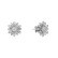 Náušnice s diamantmi Flower Carrie3