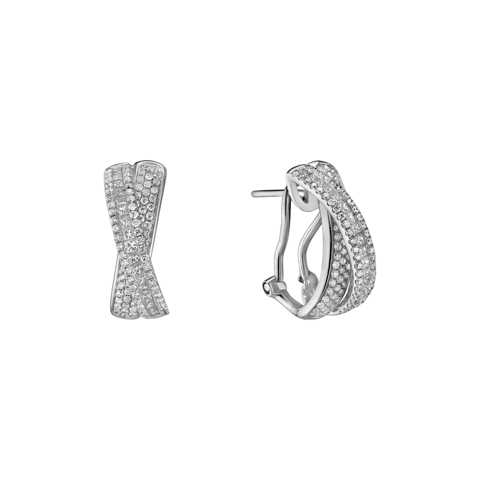 Náušnice s diamantmi Alma