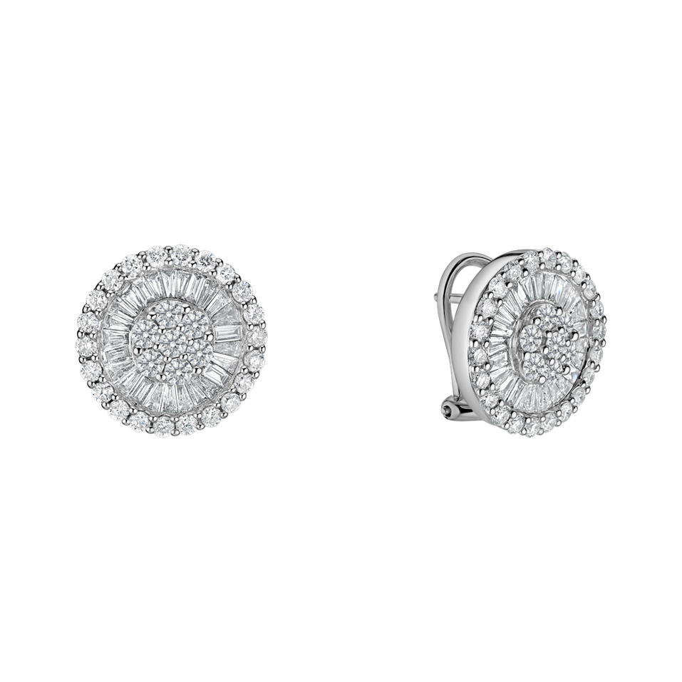 Náušnice s diamantmi Iman