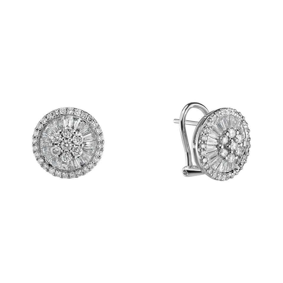 Náušnice s diamantmi Night Watch