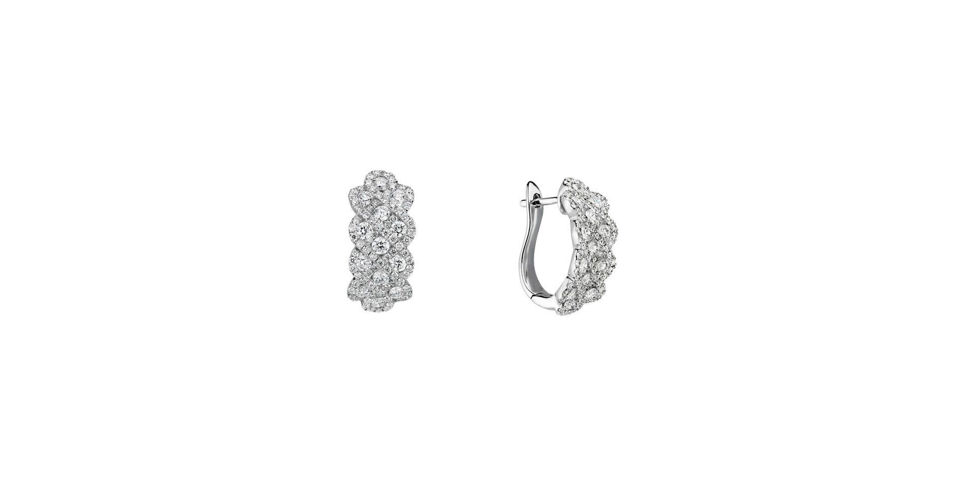 Náušnice s diamantmi Luxury Shapes