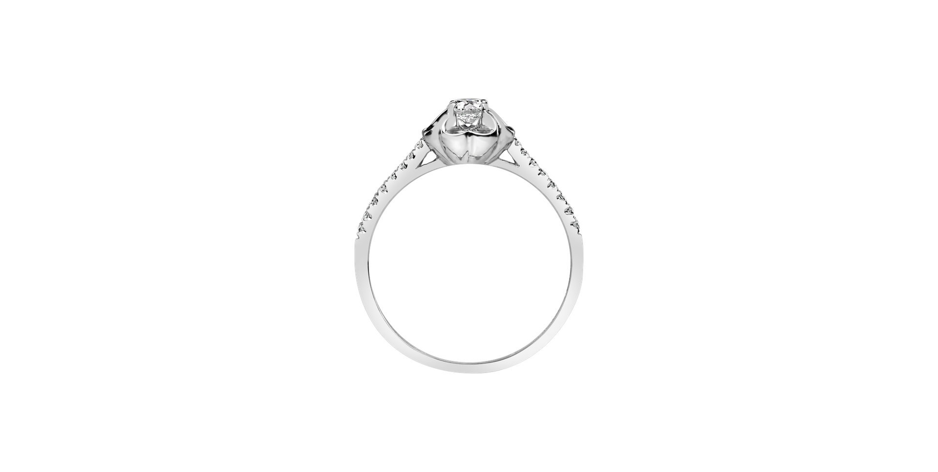Prsteň s diamantmi Flower Vow