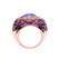 Prsteň s ametystmi Majesty Passion3
