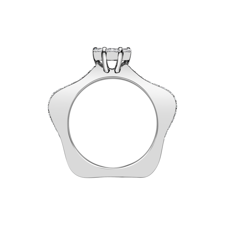 Prsteň s diamantmi Omer