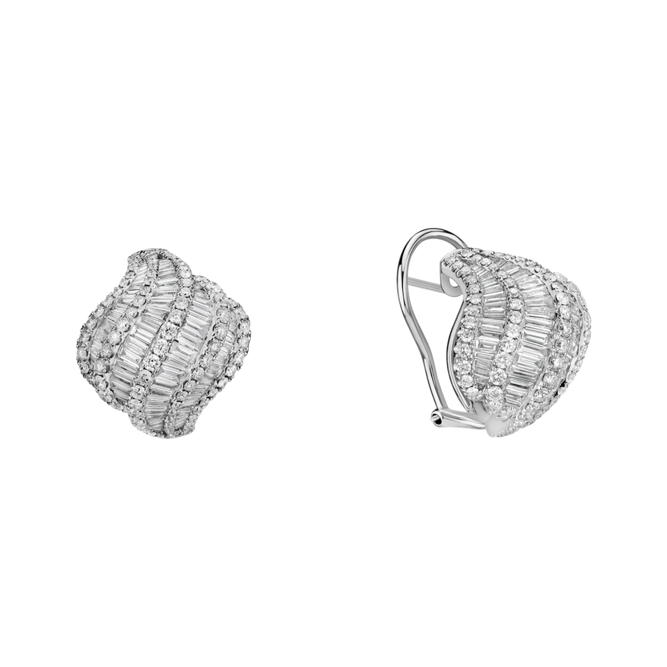 Náušnice s diamantmi Star Row