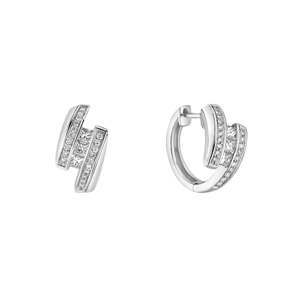 Náušnice s diamantmi King Maximus