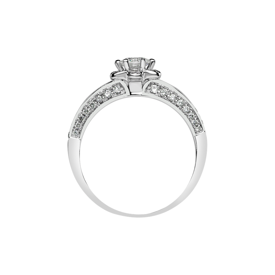 Prsteň s diamantmi Fleur