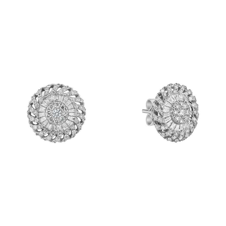 Náušnice s diamantmi Calliope