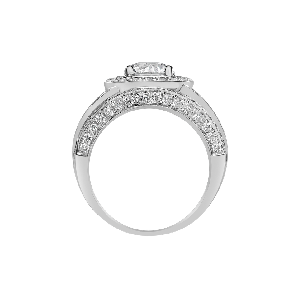 Prsteň s zafírom a diamantmi Melchiorre