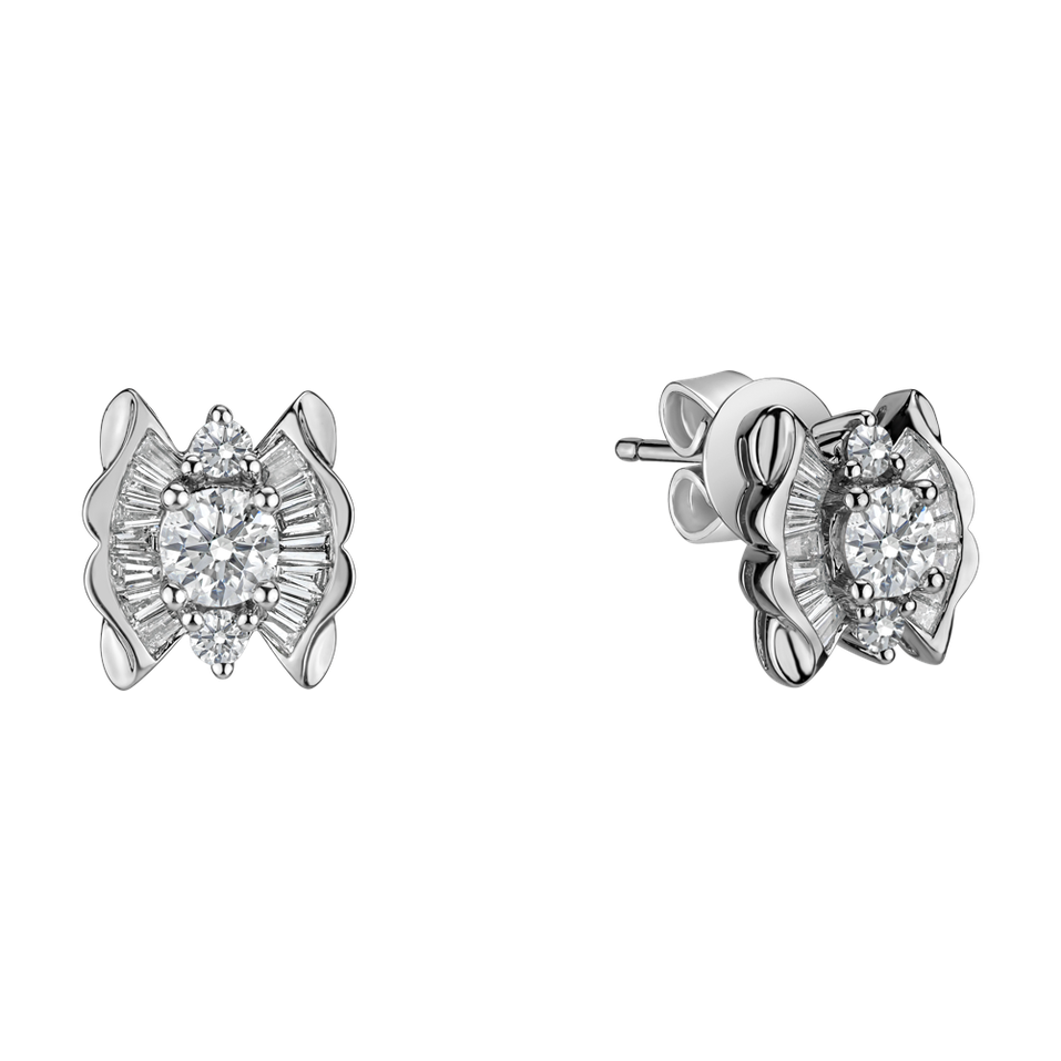 Náušnice s diamantmi Ubiquitous Love