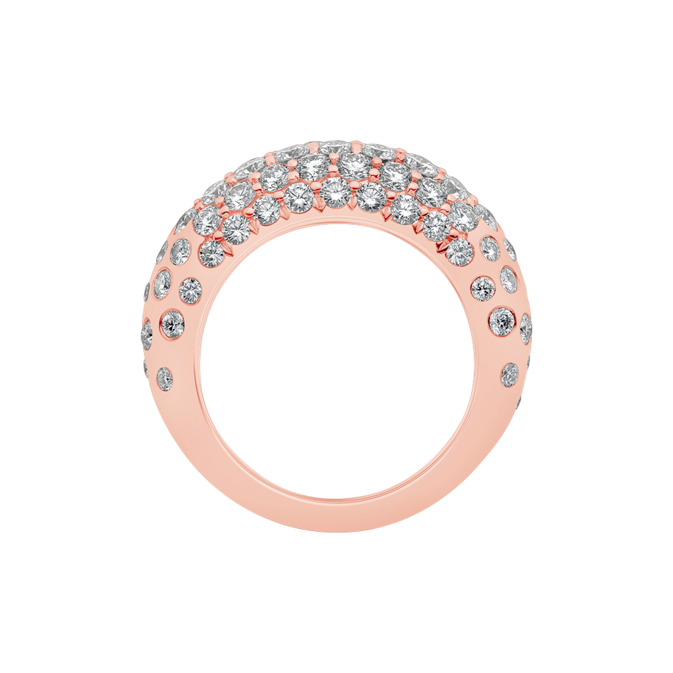 Prsteň s diamantmi Glamour Stars