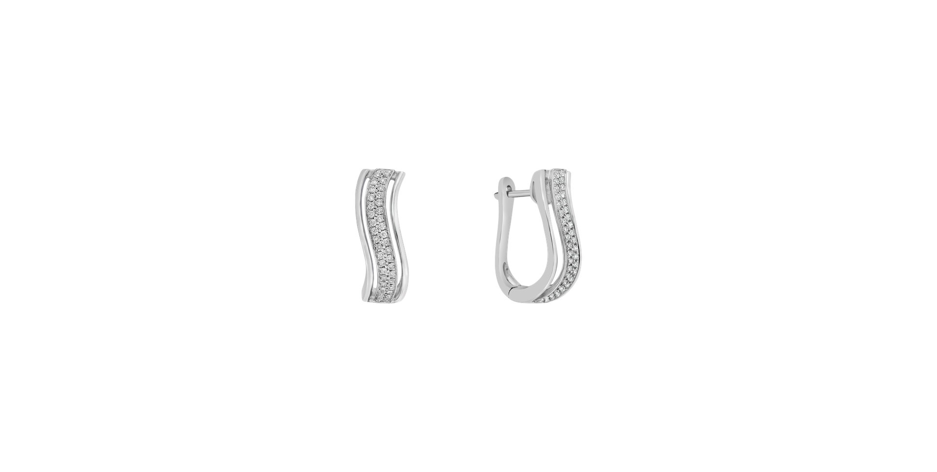 Náušnice s diamantmi Zendaya