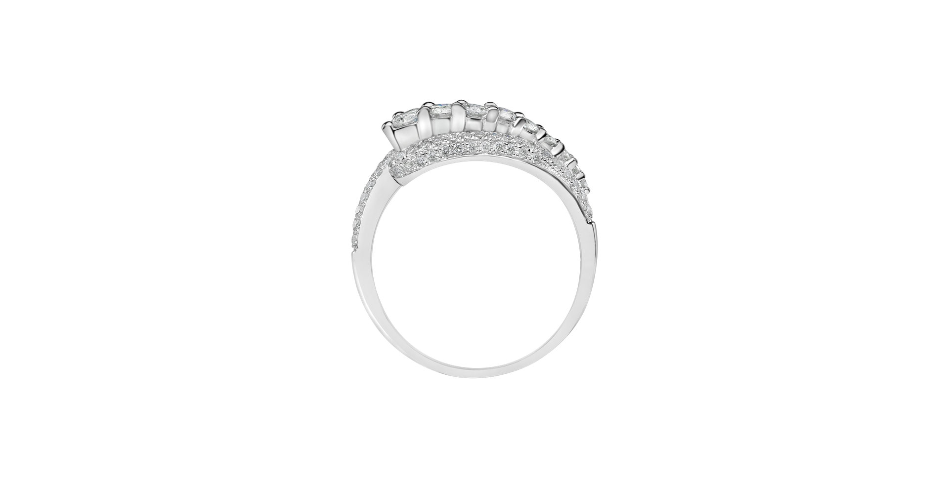 Prsteň s diamantmi Barbara