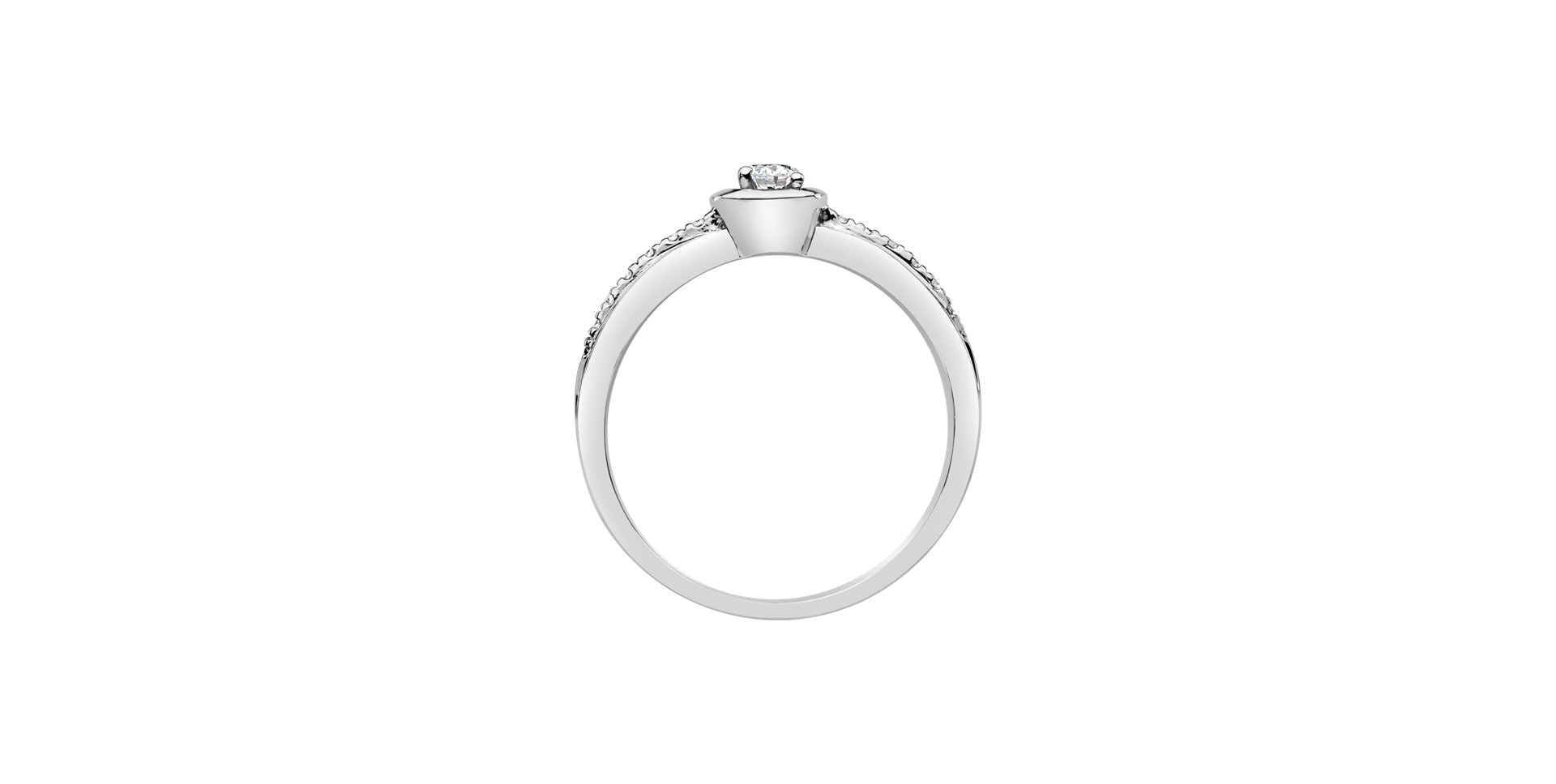 Prsteň s diamantmi Meda