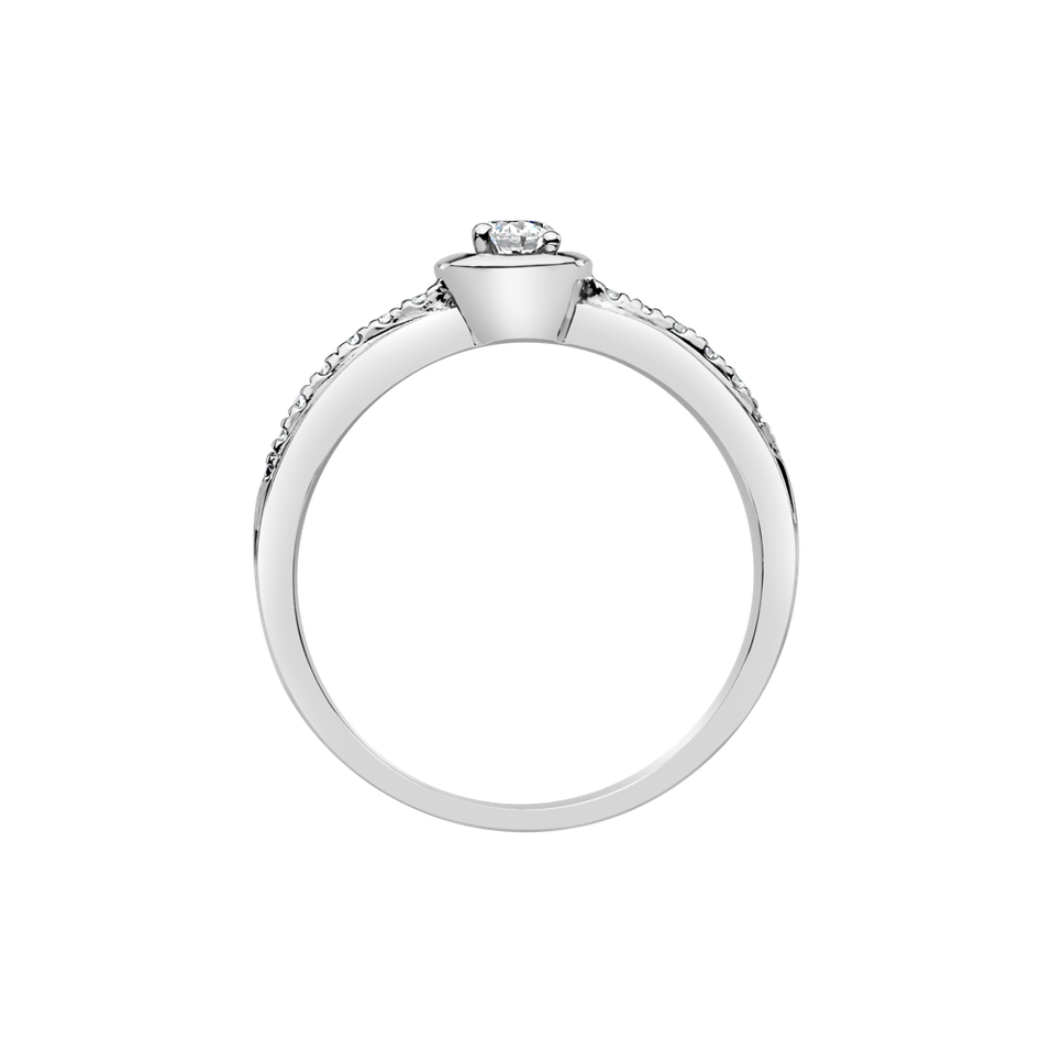 Prsteň s diamantmi Meda