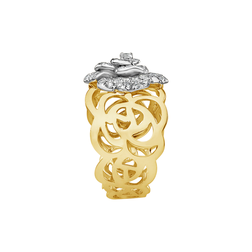 Prsteň s diamantmi Poetic Garden