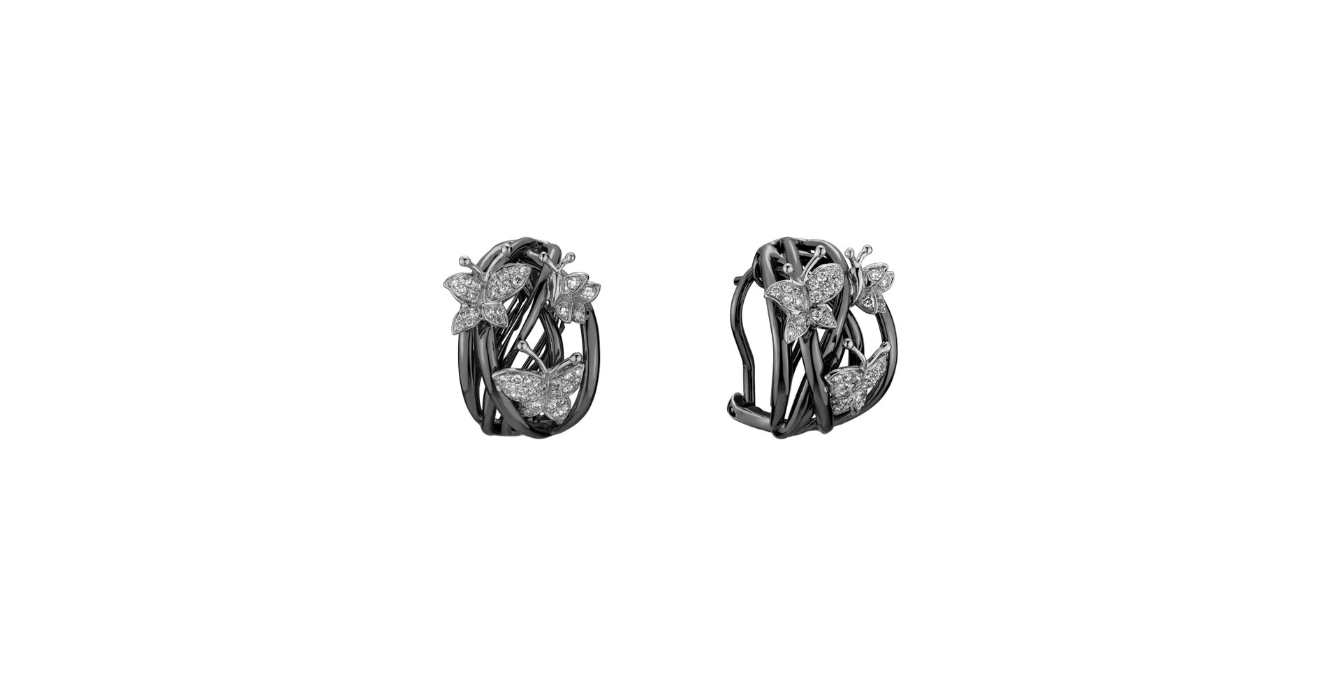 Náušnice s diamantmi Signature of Heaven