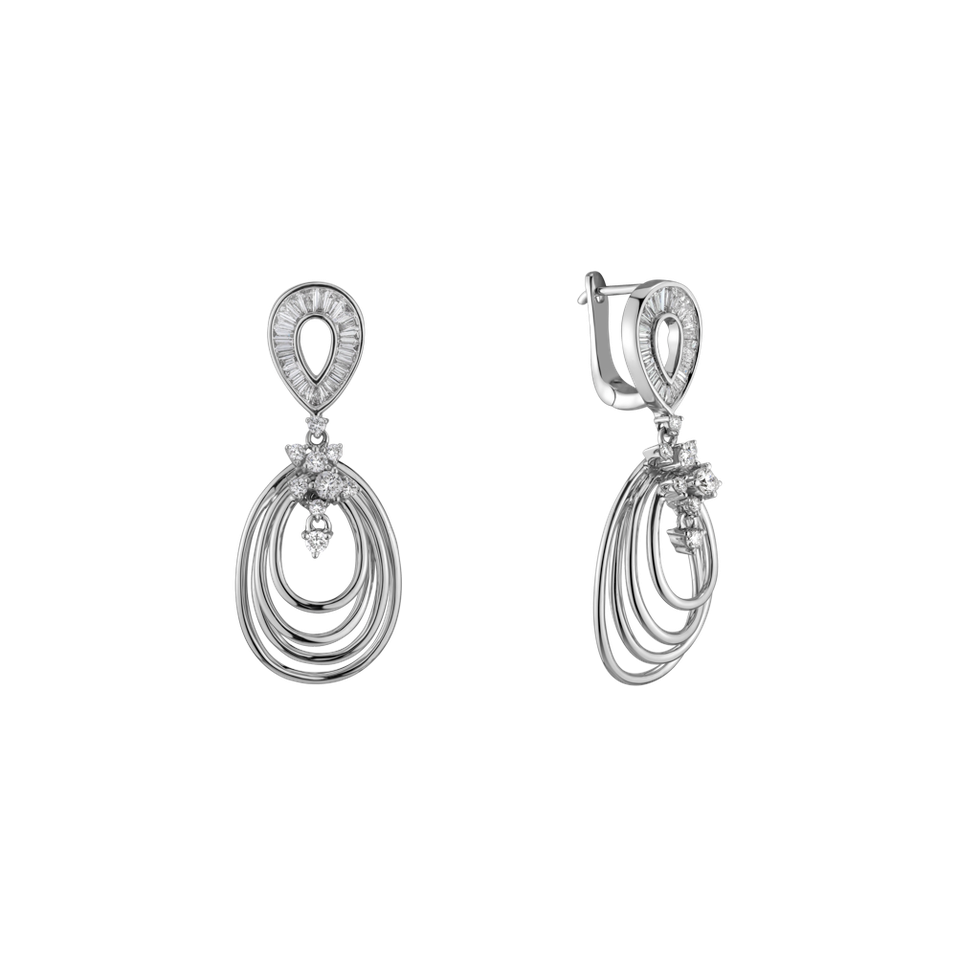 Náušnice s diamantmi Joyous Life