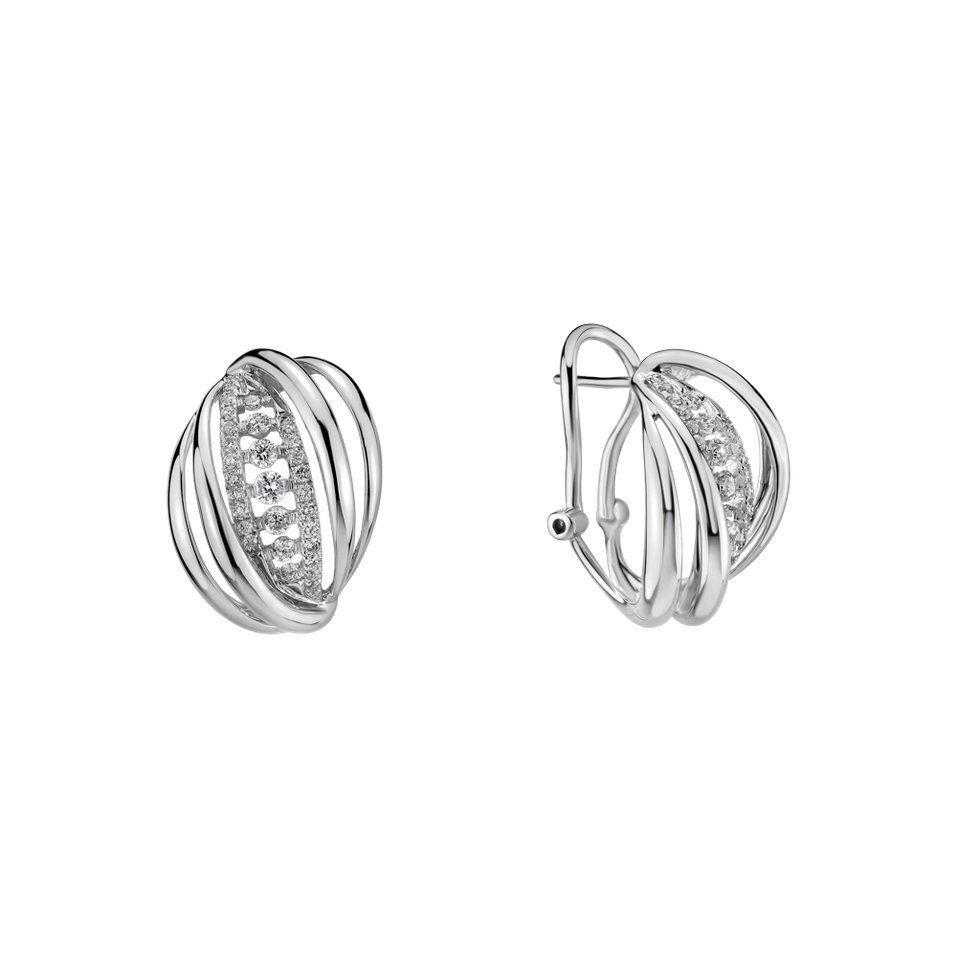 Náušnice s diamantmi Bessie
