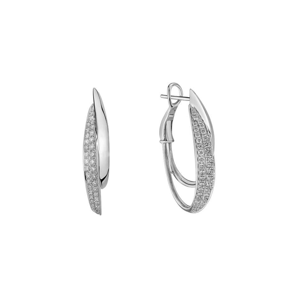 Náušnice s diamantmi Celestial Radiance